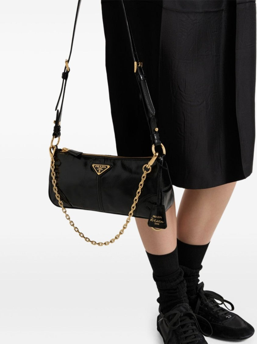 Prada Re-Edition 2002 Medium Leather Shoulder Bag