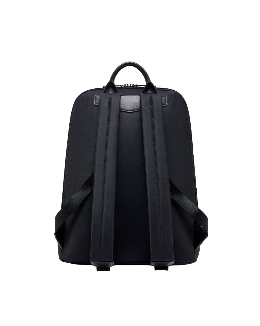 Emporio Armani Black Roundshape Nylon Backpack