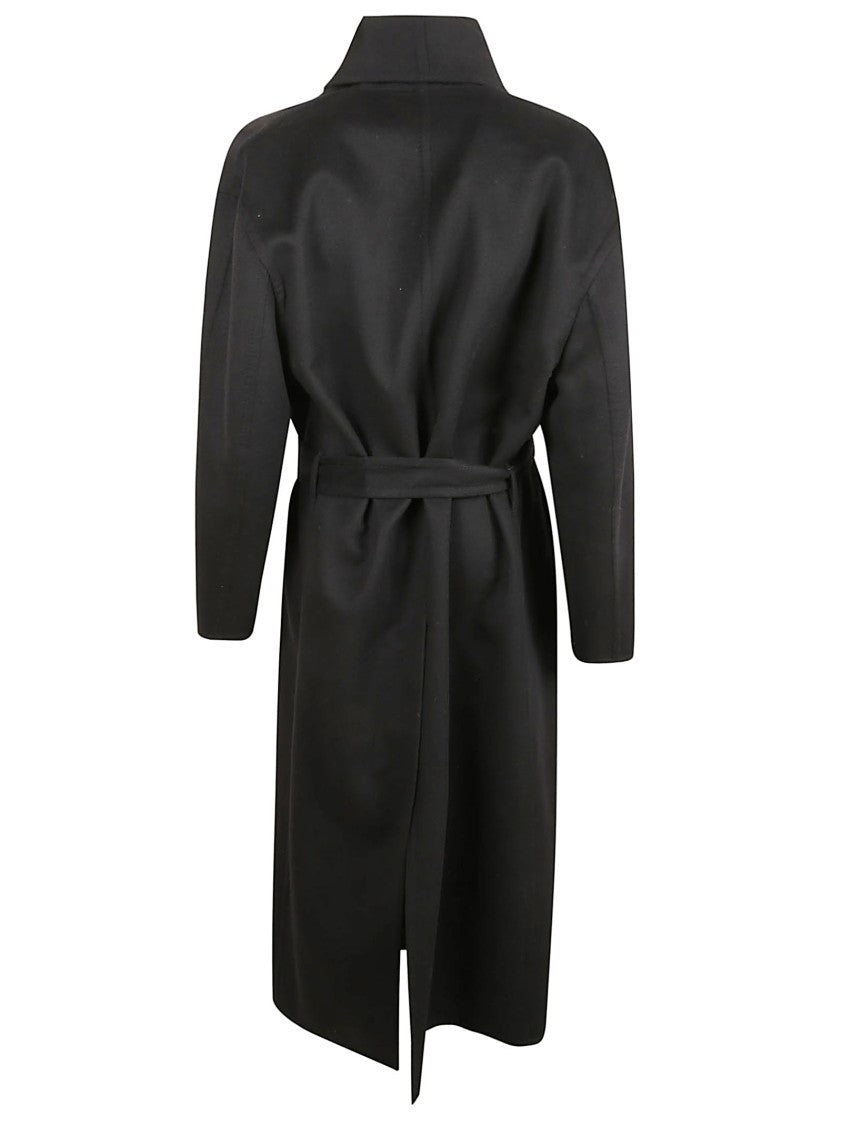 Tom Ford Unstructured Shawl Collar Coat In Double Wool