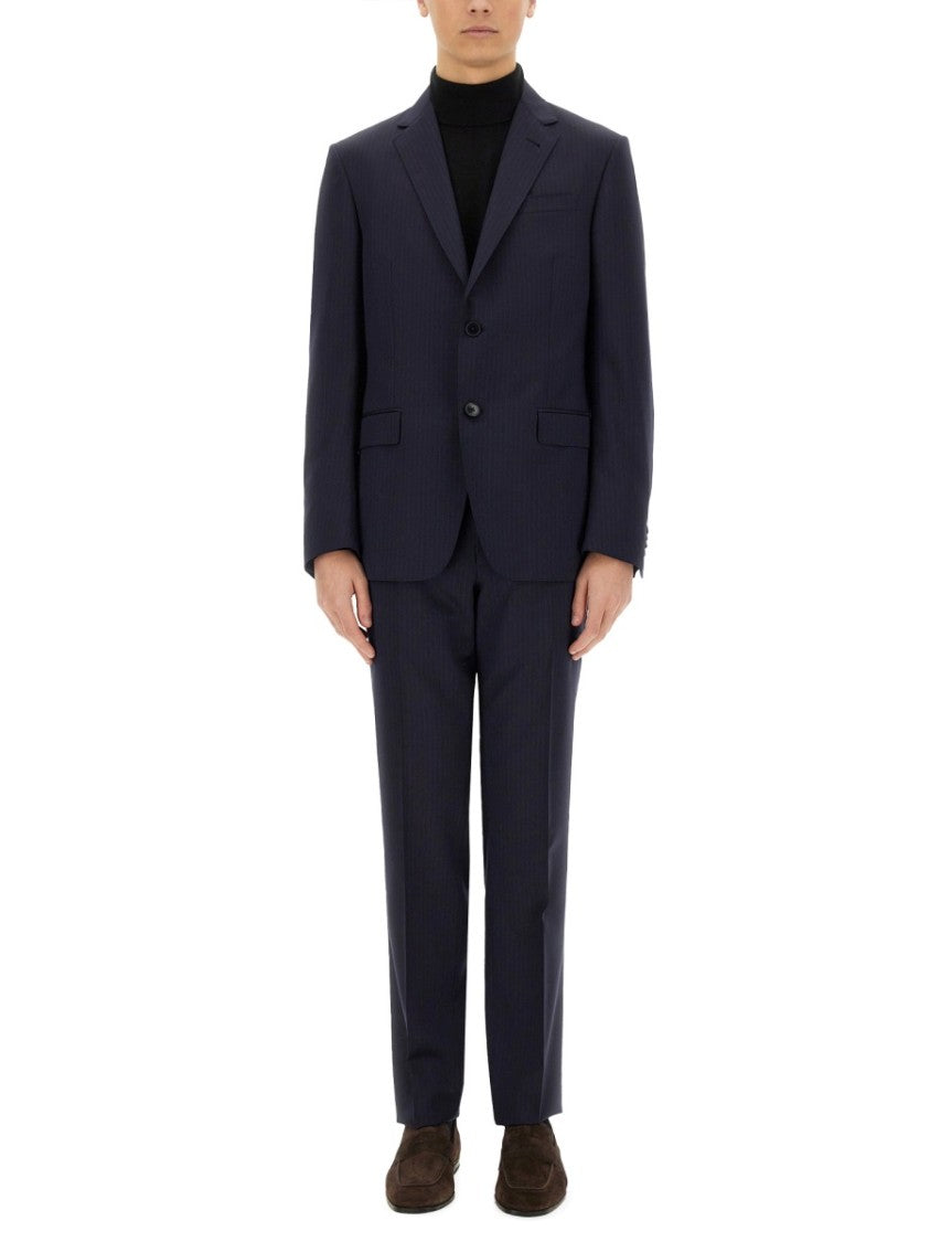 Zegna Black Single-Breasted Dres