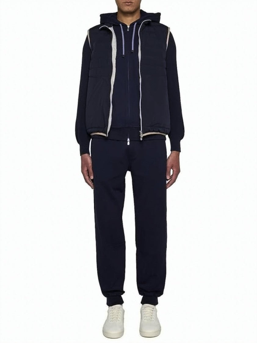 Brunello Cucinelli Relaxed Fit Jogger Pants With Ribbed Cuffs