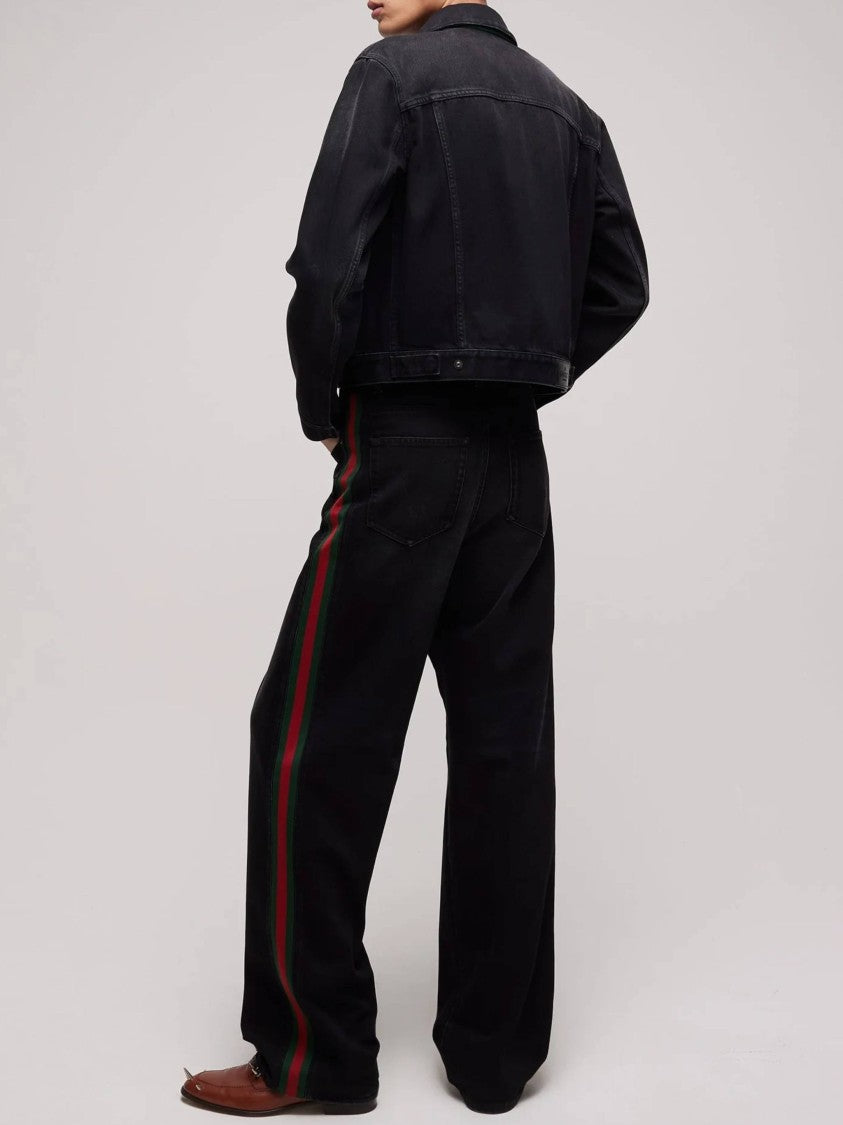 Gucci Black Denim Baggy Jeans