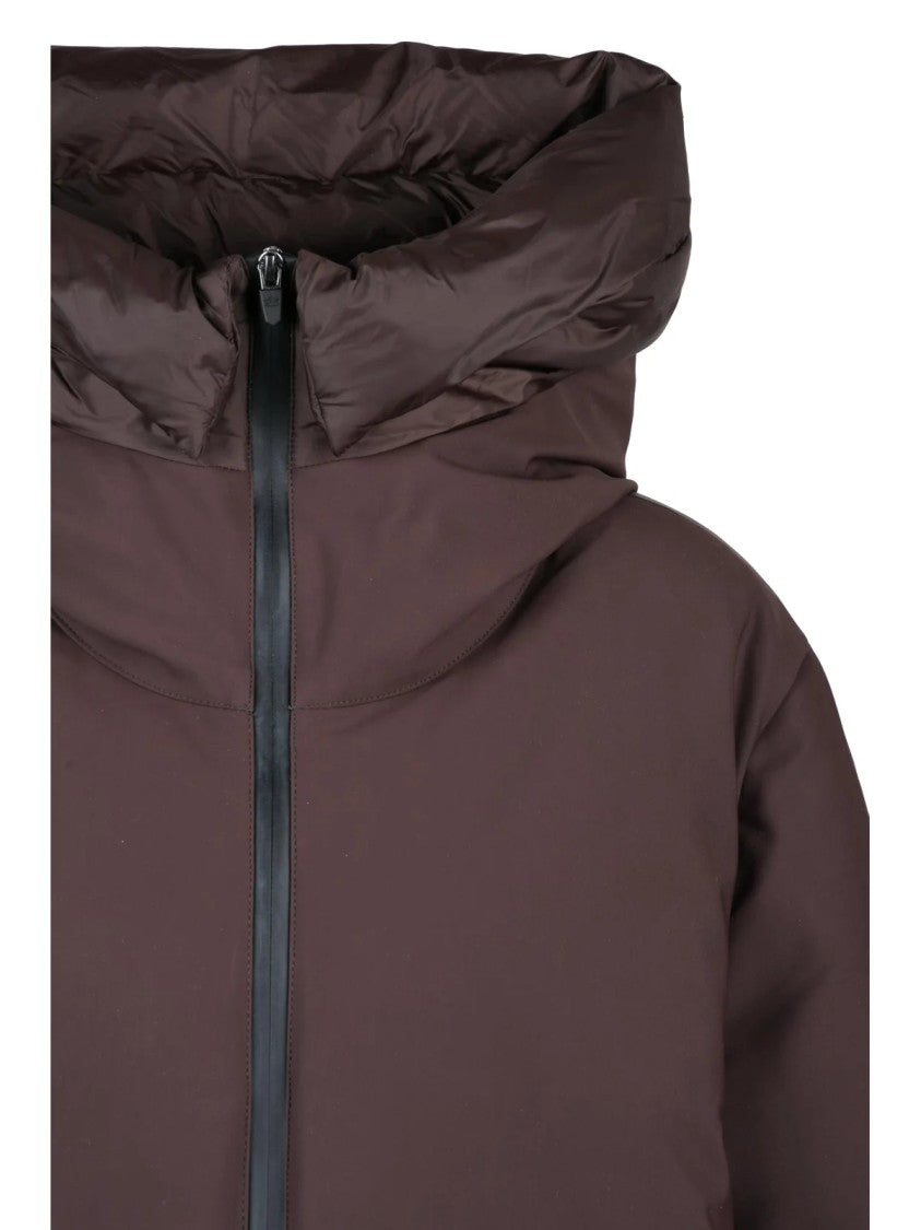 Canadian Brown Polyamide-Blend Padded Jacket