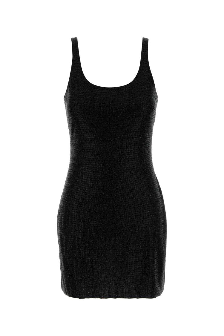 Alexander Wang Embellished Jersey Mini Dress