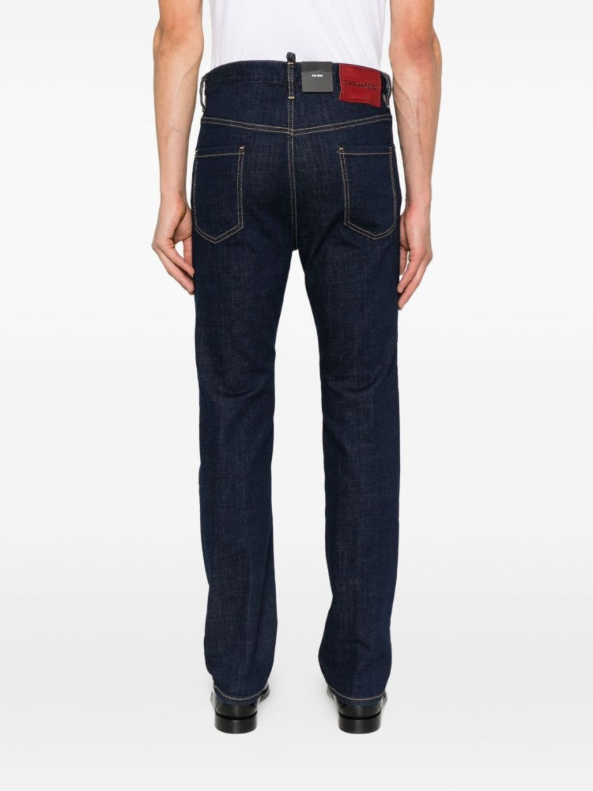 Dsquared2 Dark Blue Tailored Jeans