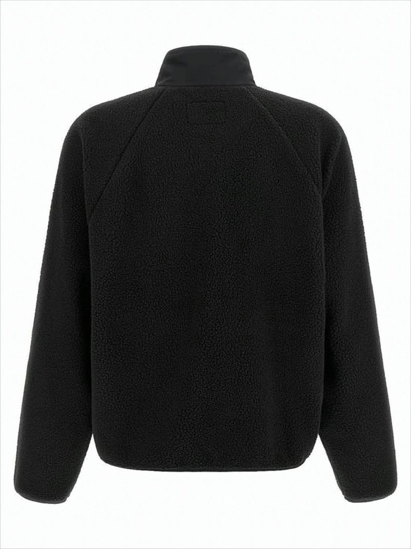 Carhartt Wip Textured Fleece Jacket With High Collar