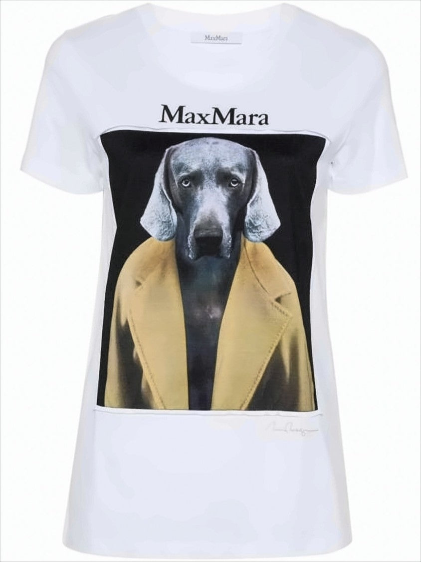 Max Mara Short-Sleeved Graphic T-Shirt