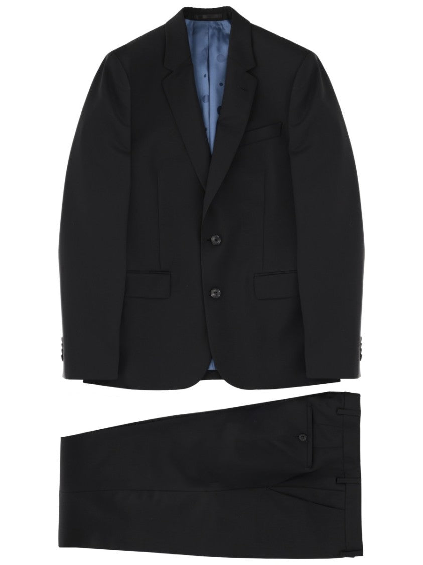 Paul Smith Dark Wool Mohair Tailored Suit