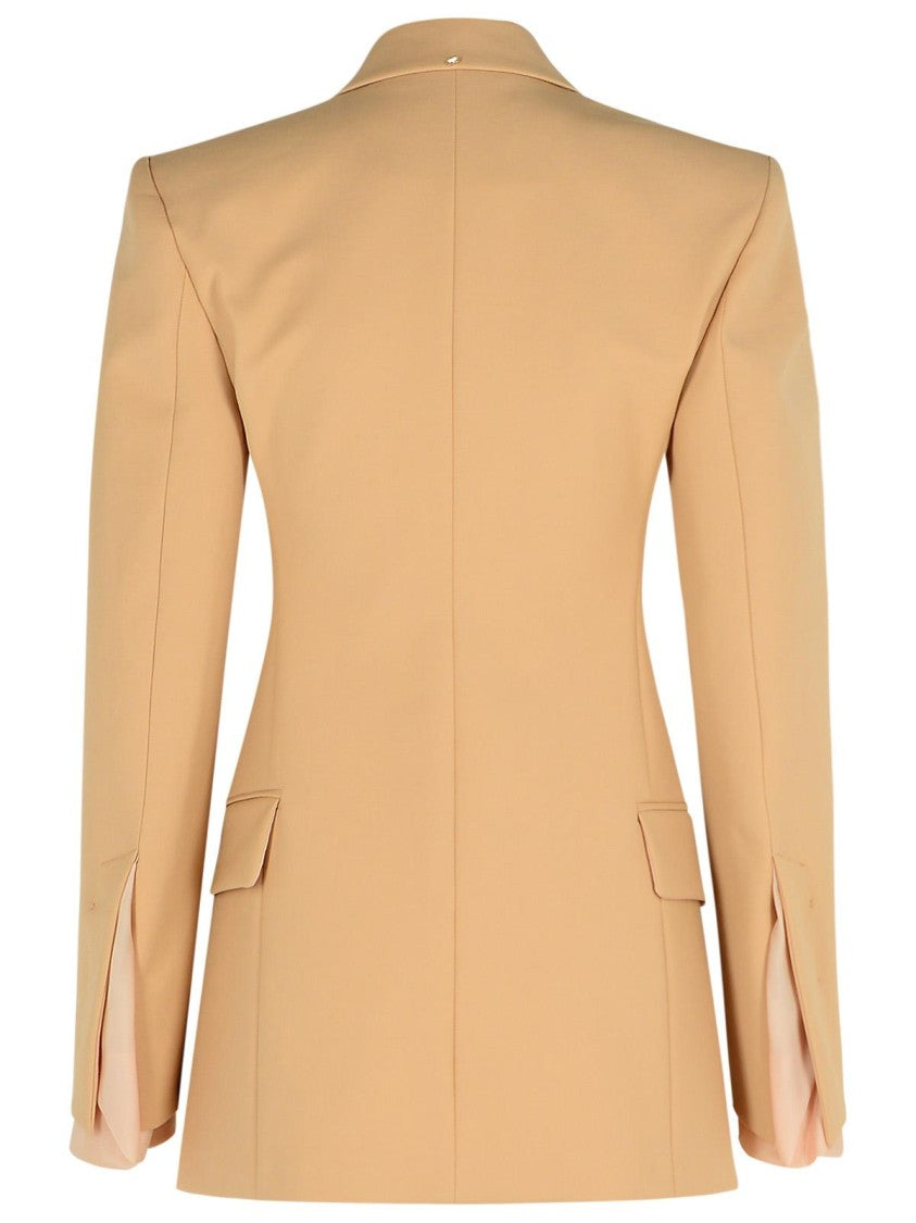 Sportmax Adurre' Beige Cotton Blend Blazer