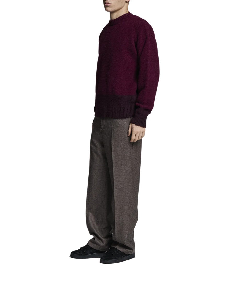 Paura Asia Virgin Wool Crewneck Sweater