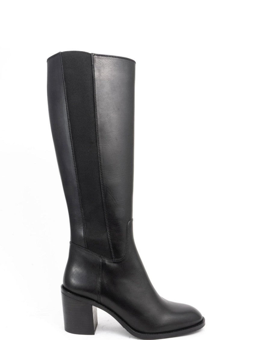 Sergio Moretti Long Black Casual Boots