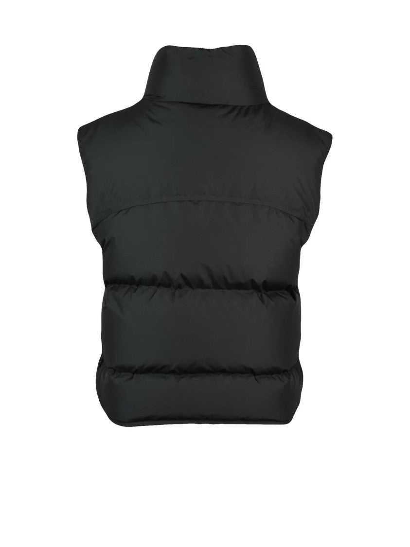 Bacon Black Polyester Orange Down Vest