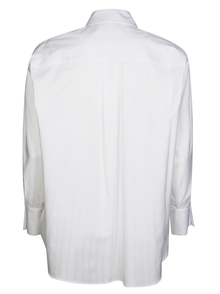 Elisabetta Franchi Classic Button-Up Shirt With Logo Accents