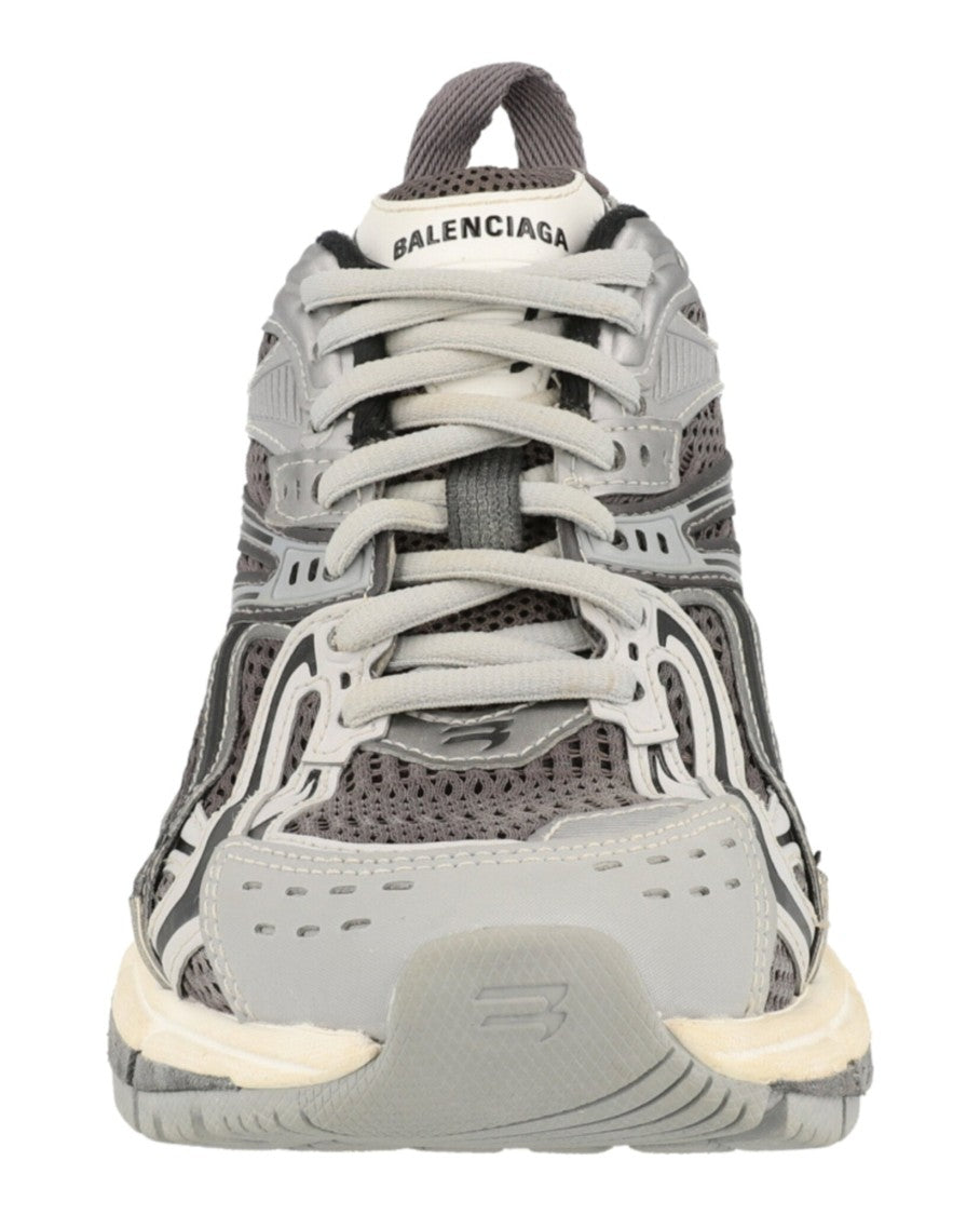 Balenciaga Mesh Rubber Distressed X-Pander Sneakers