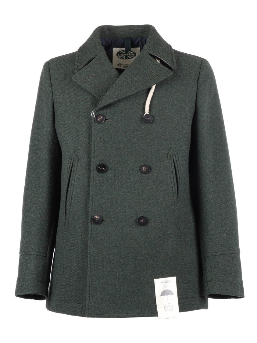 Camplin Island - S Double-Breasted Wool Coat
