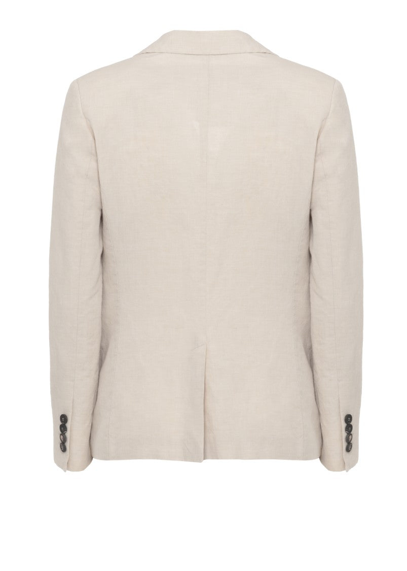 Rrd Ivory Lynco Wom Flap Pockets Blazer