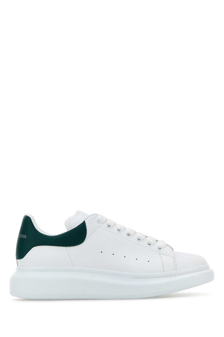 Alexander Mcqueen White Leather Sneakers