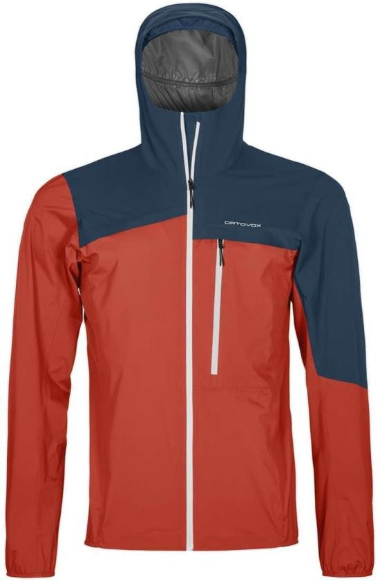 Ortovox Two-Tone Lightweight Jacket With Zippered Hood