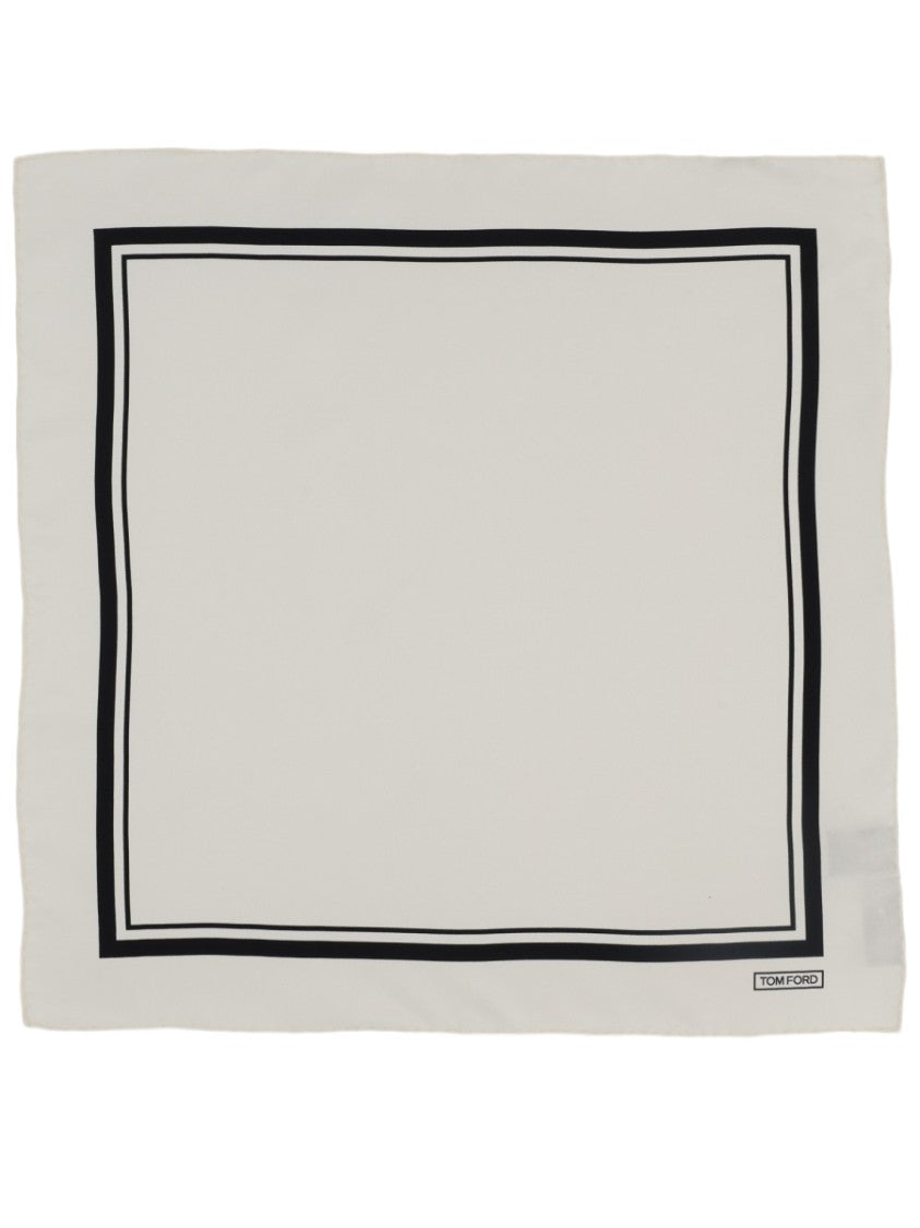 Tom Ford Square Mulberry Silk Pocket Square