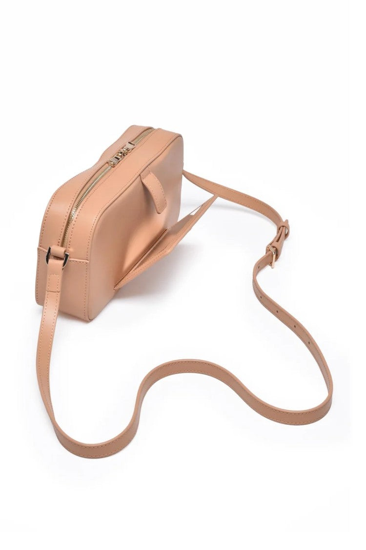 Patrizia Pepe Shoulder Bag Leather - Beige