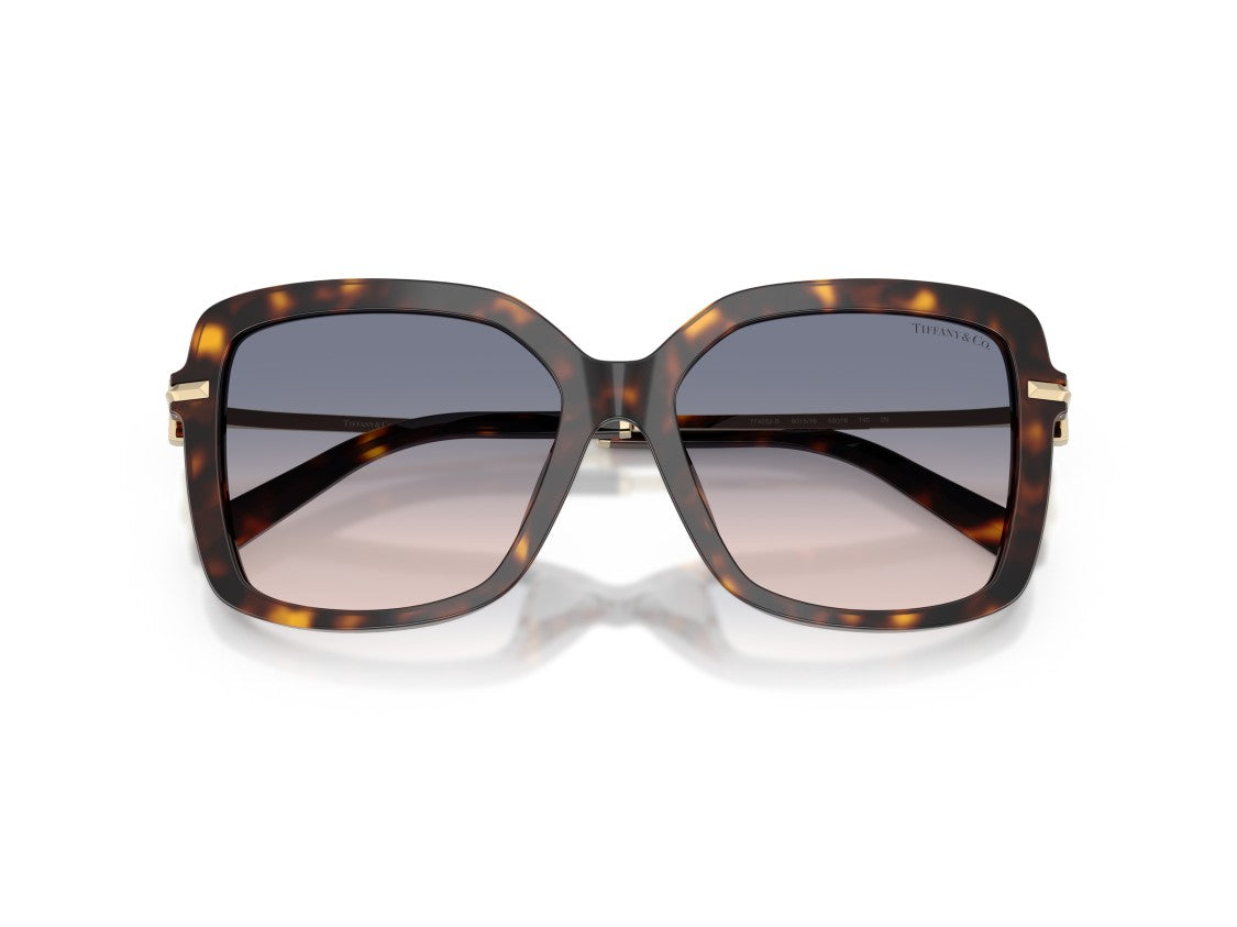 Tiffany & Co. Tortoiseshell 0Tf4252b Acetate Oversized Square Sunglasses