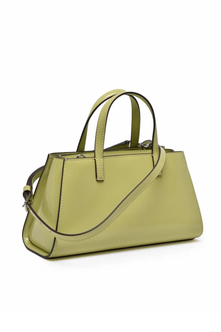 Tory Burch Emerson Patent Shoulder Bag - Green