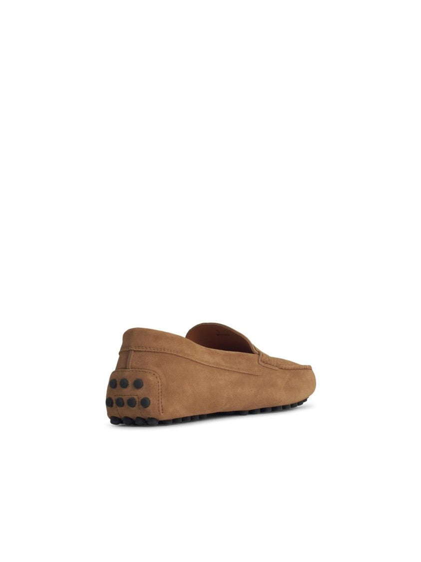 Tod's Beige Suede Loafers
