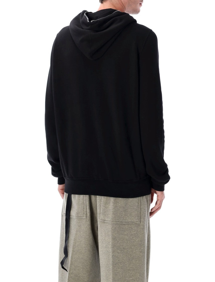 Drkshdw By Rick Owens Gimp Hoodie In Slub Fleece