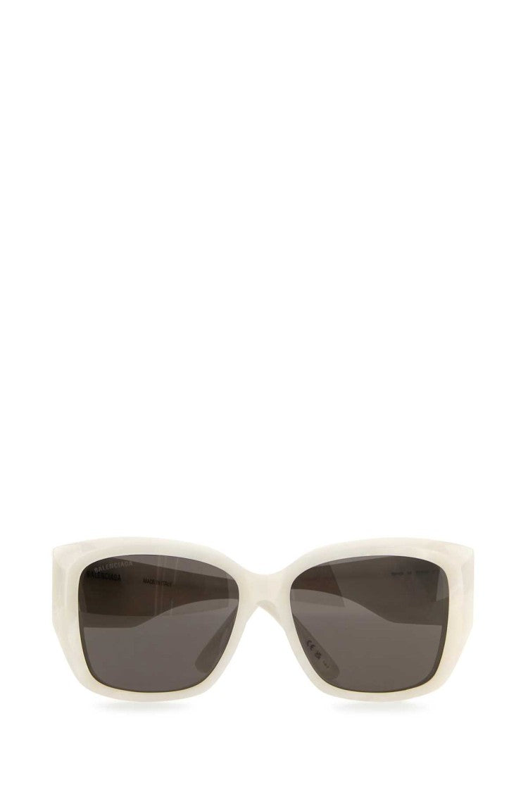 Balenciaga White Acetate Sunglasses