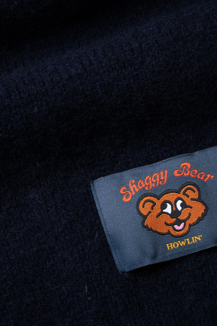 Howlin Shaggy Bear Boxy Fit Shetland Wool Cardigan