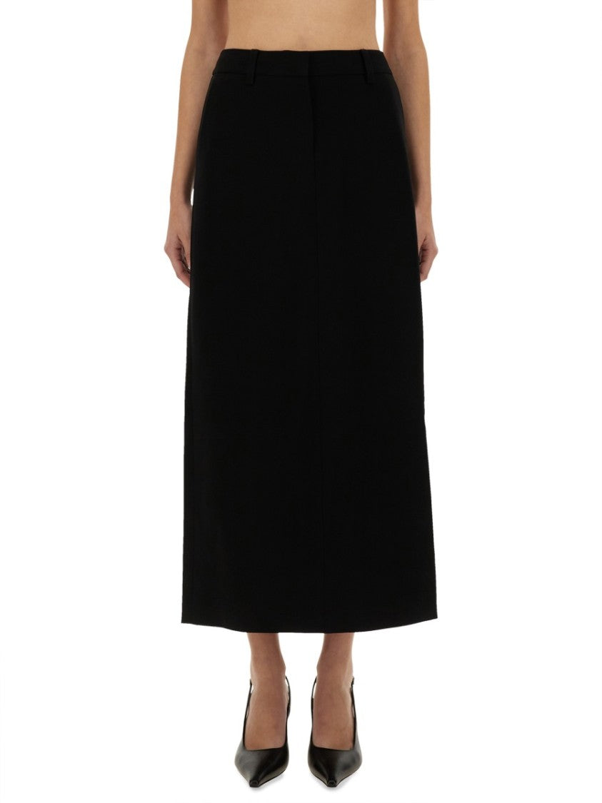 Michael Michael Kors Textured Crepe Maxi Skirt