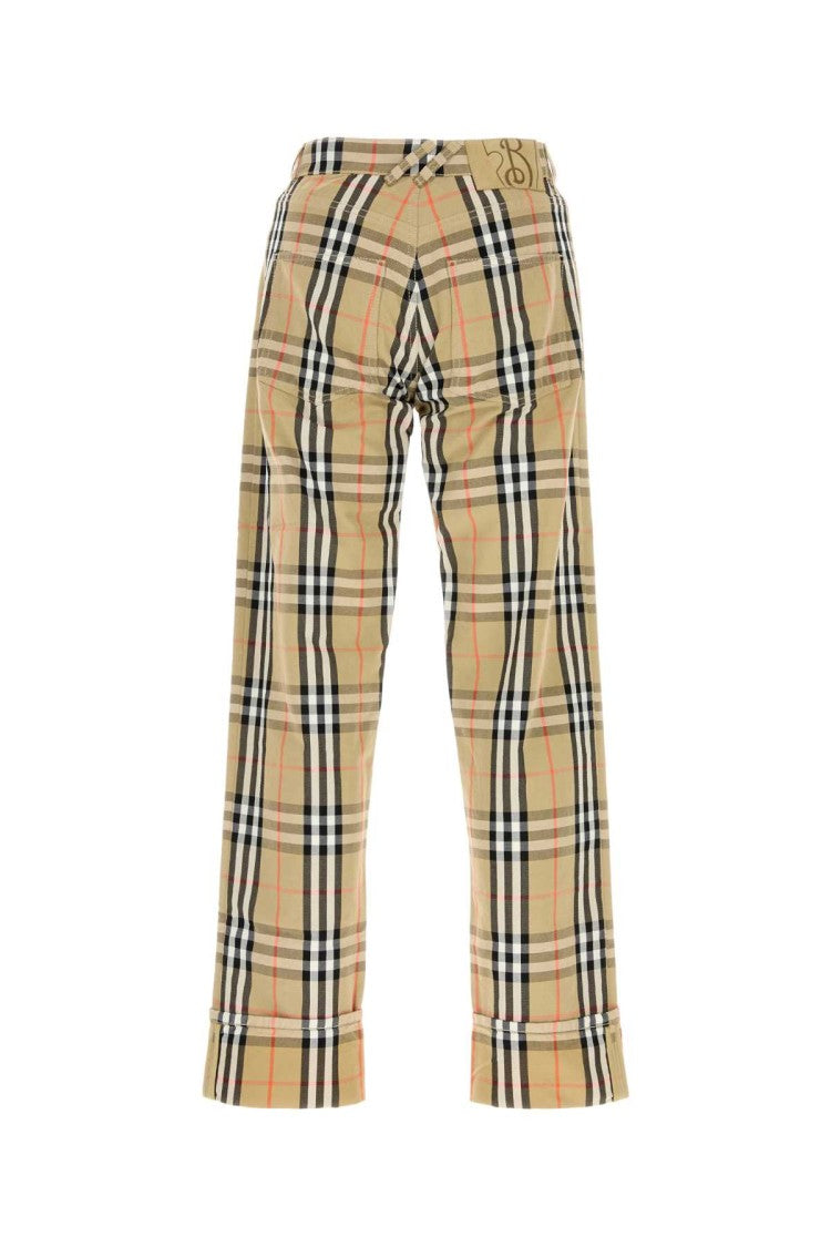 Burberry Embroidered Canvas Pant