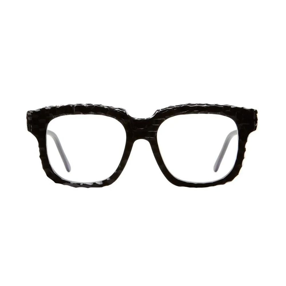 Kuboraum Mask K25 Square-Structured Black Acetate Kuboraum Mask K25