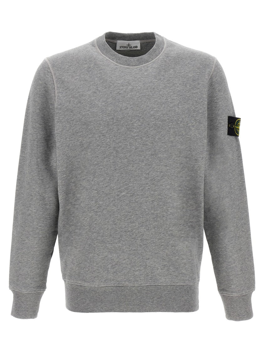 Stone Island Logo Badge Sweatshirt