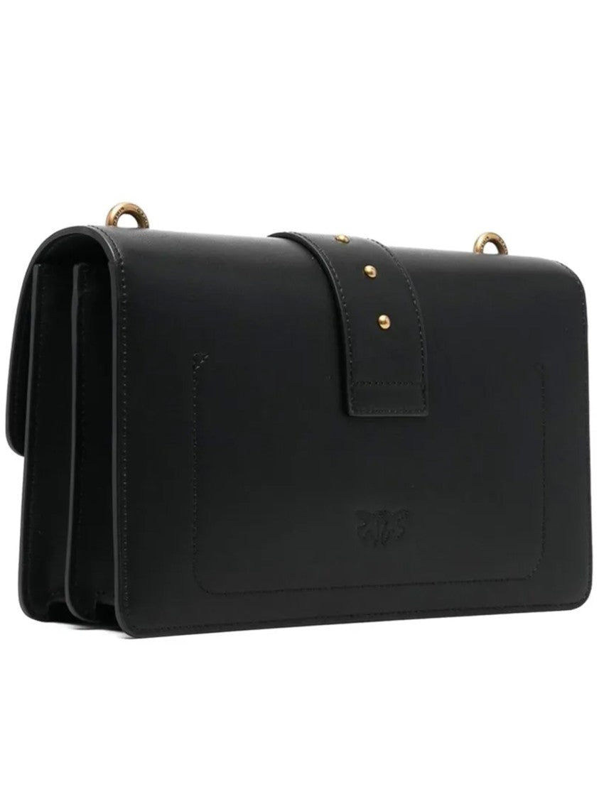 Pinko Love One Classic Leather Satchel