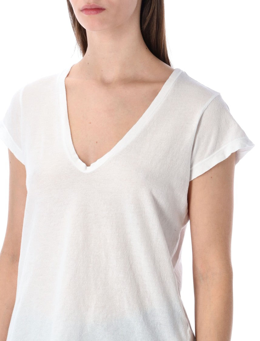 James Perse James Perse Deep V Neck T Shirt