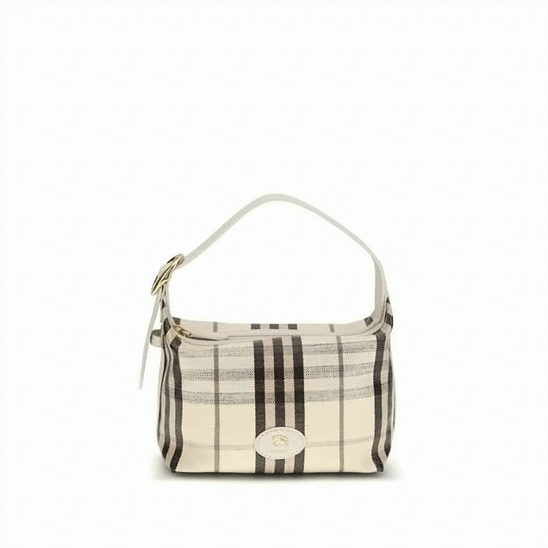 Burberry Small Tote Bag With Classic Check Pattern