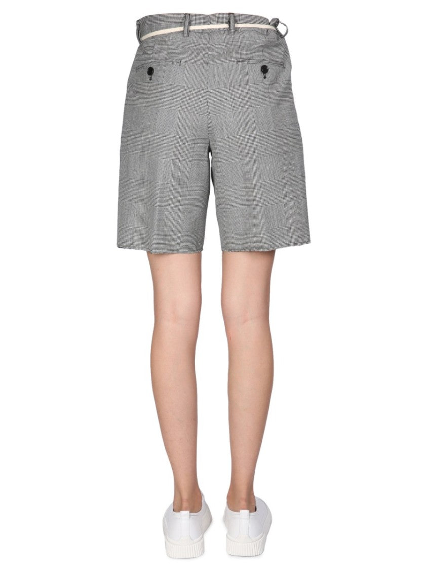 Aspesi Stretch Flannel Bermuda Shorts