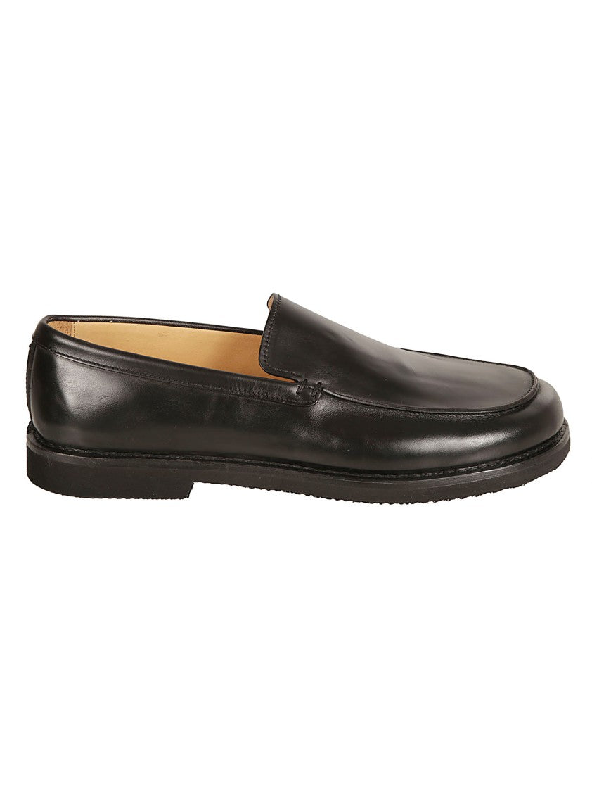 Premiata Minimalist Slip-On Horse Leather Shoes By Premiata