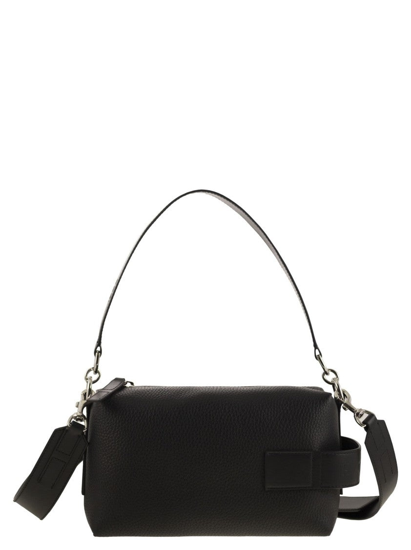 Hogan Script Mini Leather Top Box