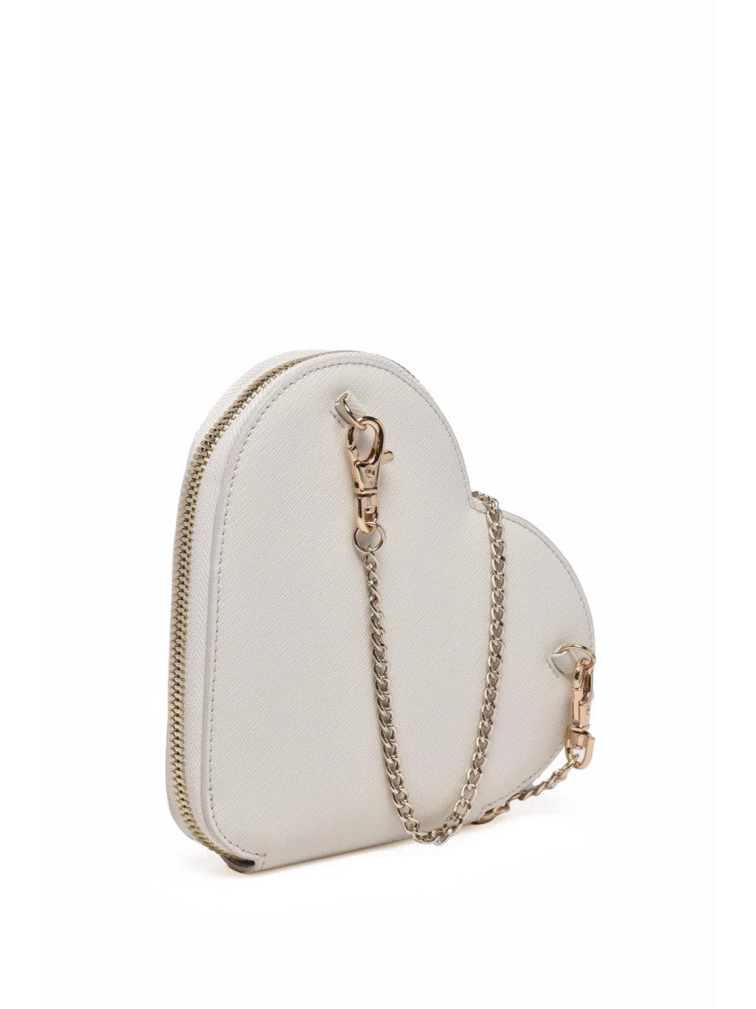 Vivienne Westwood White Leather Victoria Shoulder Bag