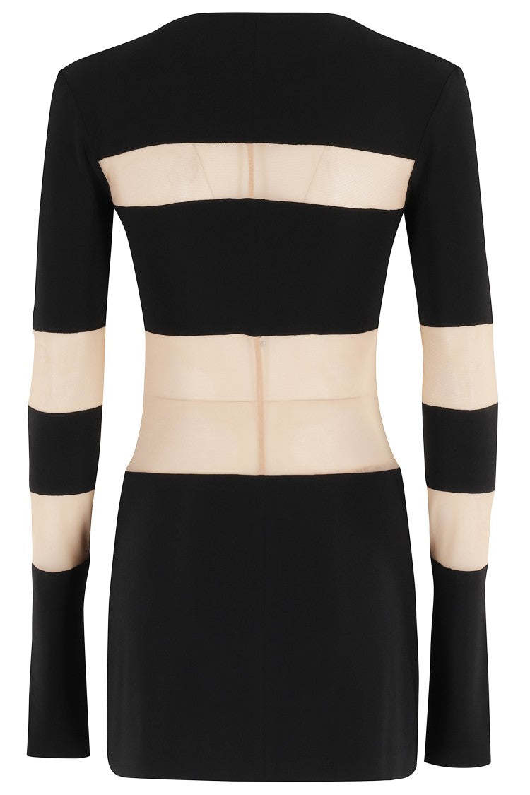 Norma Kamali Spliced Insert Pickleball Dress