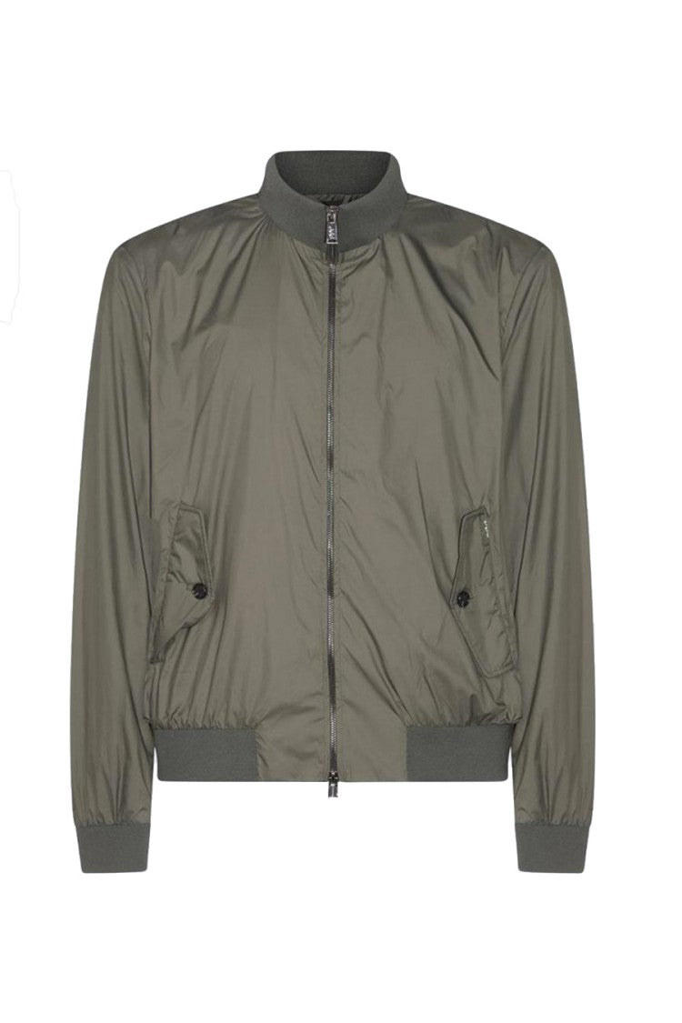 Add Multicolor Nylon Zip-Up Bomber Jacket