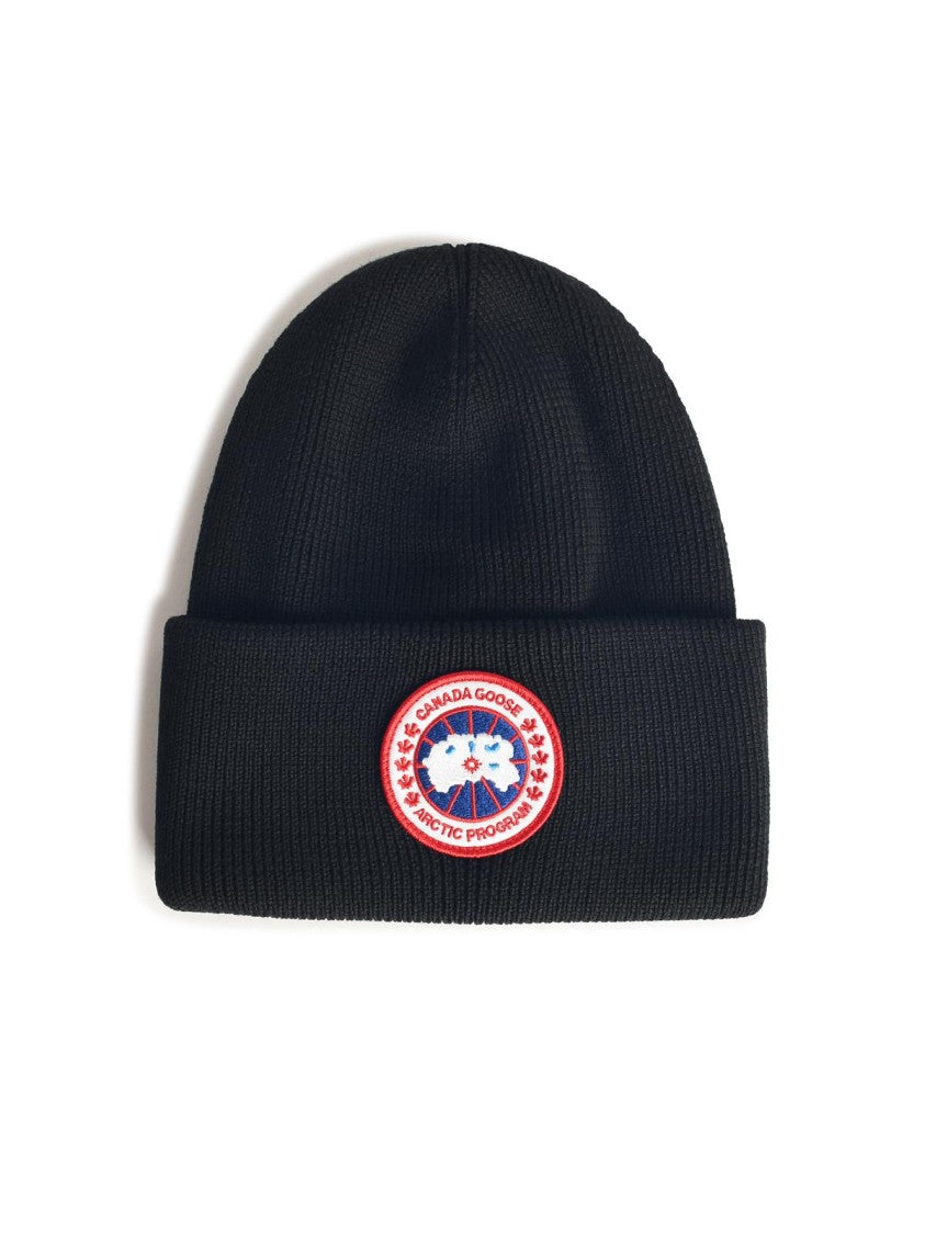 Canada Goose Black Wool Beanie