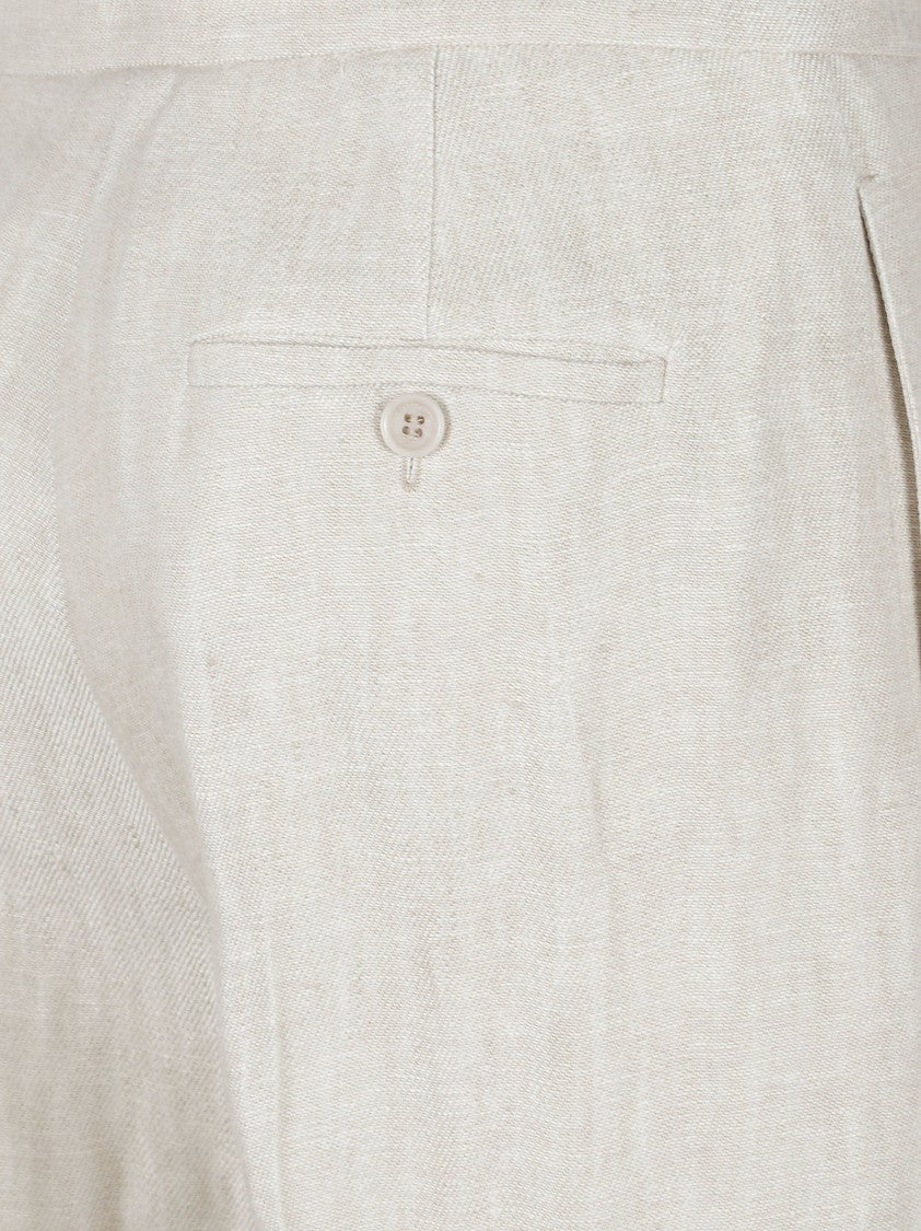 Max Mara Straight-Leg Tailored Trousers With Subtle Crease