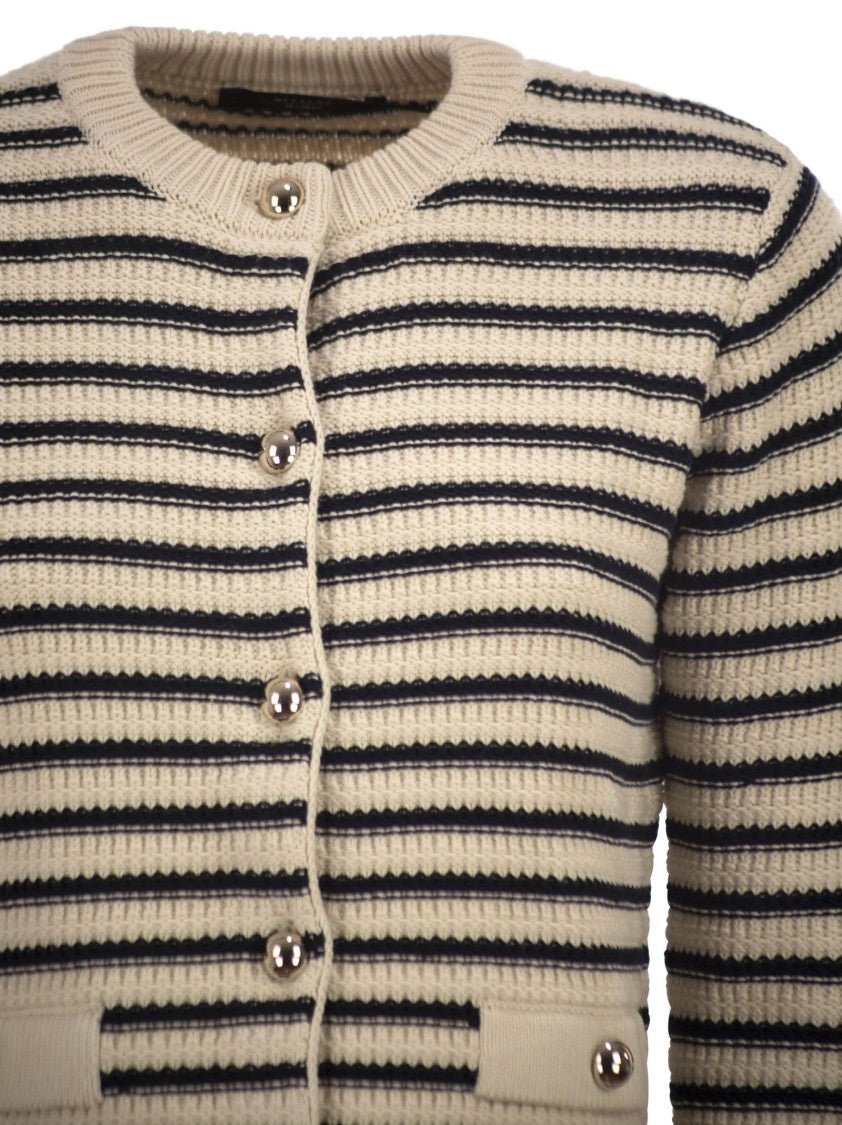 Max Mara Wkdvodka - Cropped Cotton Cardigan