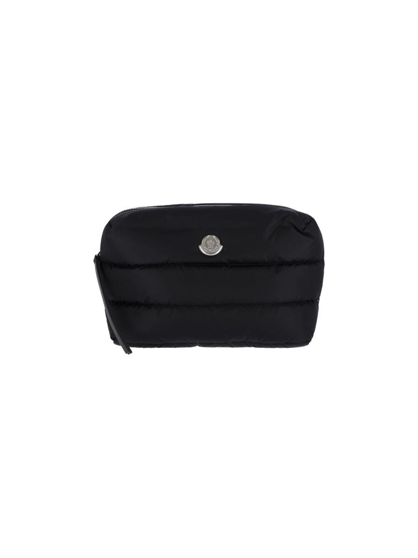 Moncler Black Caradoc Quilted Padded Pouch