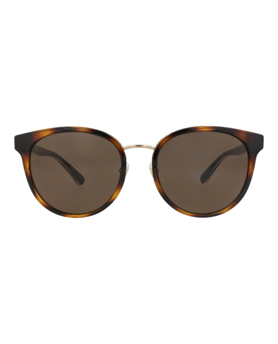 Gucci Round-Frame Acetate Sunglasses