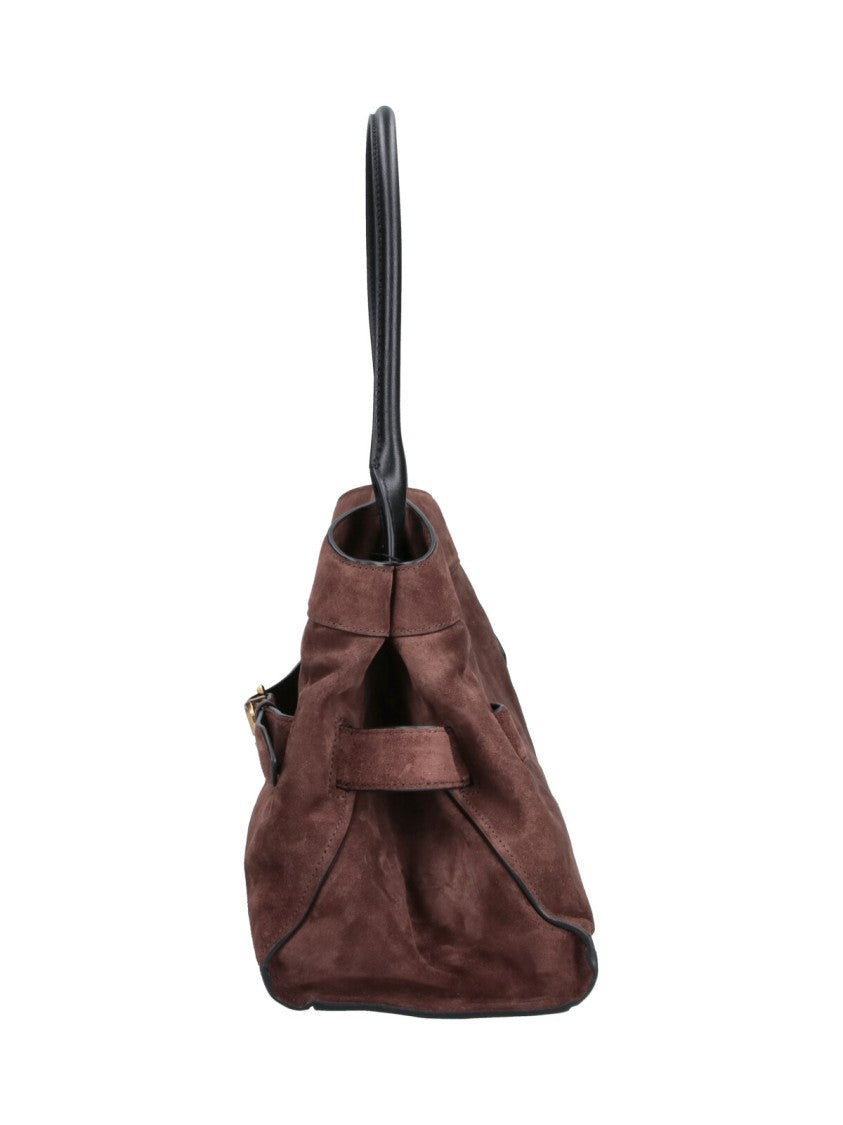 Marc Jacobs Brown The Dakota Suede Shoulder Bag