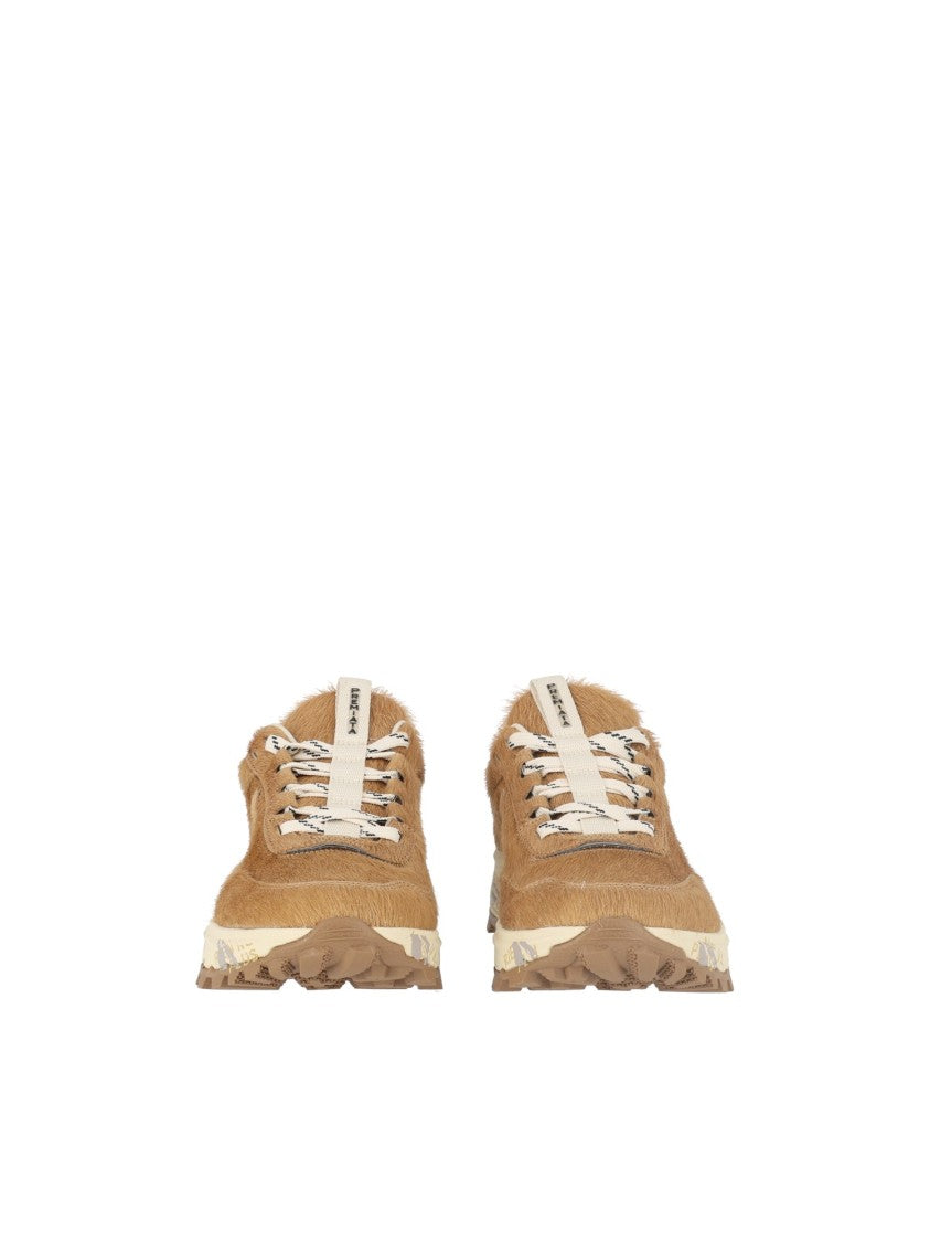 Premiata Beige Devind Low-Top Sneakers
